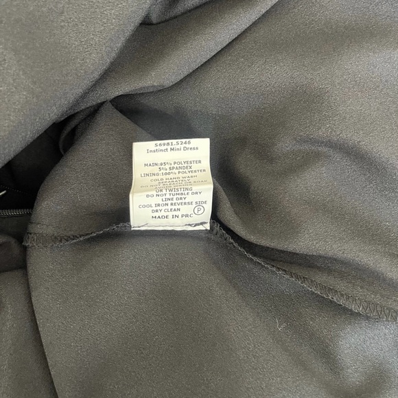 NWT Wish Instinct Mini Black One Shoulder Dress Sz Large - Picture 5 of 5